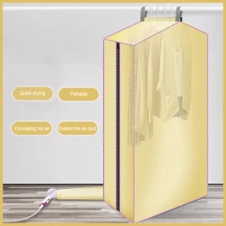 800W Electric Clothes Dryer Portable Quickly Drying Clothes Shoes Boots Electric Drying Machine Warm Air Storage Cabinet