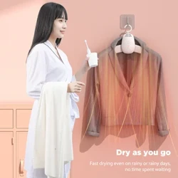 Sèche-linge multifonctionnel, support de séchage de vêtements détachable, Mini, réglage de la température à 2 vitesses, sèche-linge intelligent