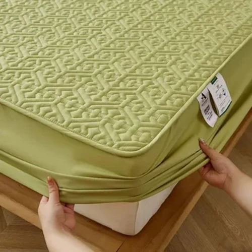 Chất liệu cotton nguyên chất Vỏ chăn bông mềm mại Chống vi khuẩn King Size Tùy chỉnh Tấm lót giường Vỏ bảo vệ Không bao gồm Vỏ gối