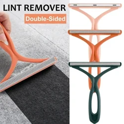 Hai Mặt Lót Tẩy Máy Cạo Râu Cho Quần Áo Thảm Áo Len Lông Tơ Vải Máy Cạo Râu Cạp Bàn Chải Lông Thú Cưng Tóc Dụng Cụ Làm Sạch