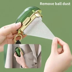 New Transparan Fashion Double Kepala Lint Roller Dipindhah Roller Debu Kertas Kanthi Tutup Mini Portabel Tas Busana Lint Roller