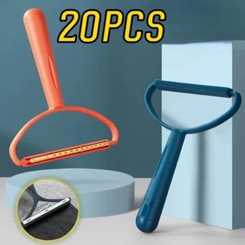 Shaver Cóta Scrubber Dí-bhallóra Peataí Cat Madraí Gruaige a Bhaint Amach Scuab Glanadh Scuab Glantacháin Scraper Dhá Thaobh Remover Fabraic Lint