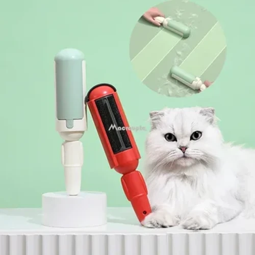 Pet Saç Çıkarıcı Elbise Elektrostatik Çok amaçlı Fırça Kedi Köpek Saç Etiket Rulo Etiket Kendi kendini temizleyen Tüysüz Saç Çıkarıcı