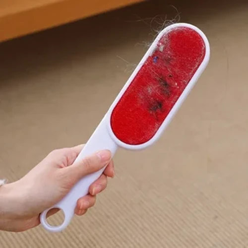 Brosse anti-peluches réutilisable pour vêtements et poils d'animaux, brosse de nettoyage réutilisable, brosse anti-poussière statique, pour la maison