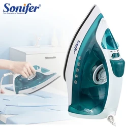 Haearn Trydan Gludadwy Mini Dillad Steamer Stêm Haearn Ar Gyfer Dillad Haearn Ceramig Addasadwy Soleplate Haearn Ar gyfer Smwddio Sonifer