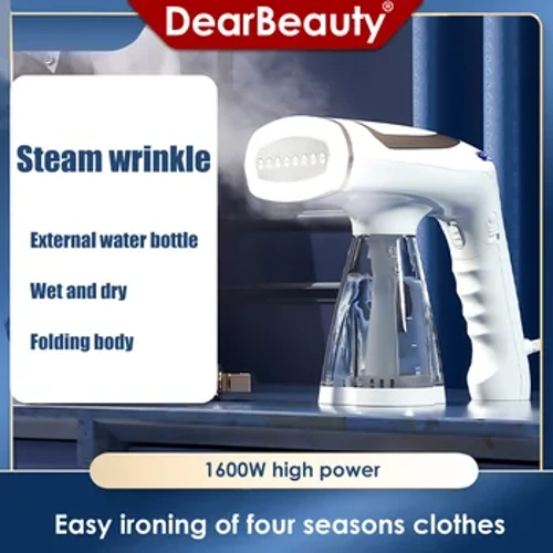 Steam Iron Plagg Steamer Handheld Steamer 1600W Travel Vertikal Mini Portable Högkvalitativ Hem Reser För Klädstrykning