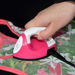 Mini elektr temir tez isitish DIY hunarmandchilik issiq ta'mirlash kiyim yorgan temir sayohat maxsus temir portativ temir vilka dazmol