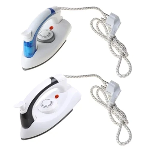 D0AB Mini Portable Klappbar Elektresch Dampmaschinn fir Kleeder mat 3 Gears Baseplate Handheld Flatiron Heem Reesend Benotzung