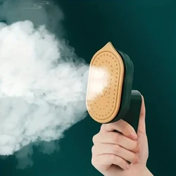 1 miniplancha eléctrica que no daña la ropa, uso doble seco y húmedo, cómoda de llevar, plancha de chorro de agua de viaje, plancha giratoria