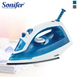 "9085Sonifer Haearn Steamer Trydan SF-9085 .Tanc Dwr Tryloyw .Ceramic soleplate .Rotating Swivel Cord