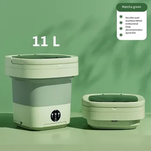 6L 11L összecsukható hordozható mosógép nagy kapacitású centrifuga szárító vödörrel ruhákhoz utazáshoz otthon fehérnemű zokni mini mosógép