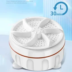 Draagbare wasmachine Ultrasone turbinewasmachine Mini-wasmachine Multifunctionele schoonmaaksokken ondergoed