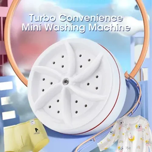 Mini Washing Machine USB Rotating Turbine Portable Washing Machine Para sa Mga Medyas na Kasuotang Panloob Maghugas ng Pinggan Para sa Paglalakbay Home Business Trip