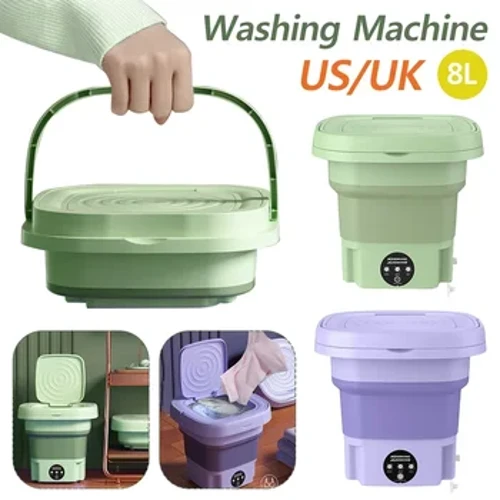 Có Thể Gập Lại Máy Giặt Di Động 8L Tất Quần Lót Quần Lót Có Thể Thu Vào Máy Giặt Tự Động 3 Mẫu Có Máy Quay Khô