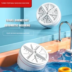USB Travel Washer Wäsch Loft Bubble Machine Ultrasonic Rotéierend Turbine Wäschmaschinn fir Socken Ënnerwäsch Wäschmëttelen