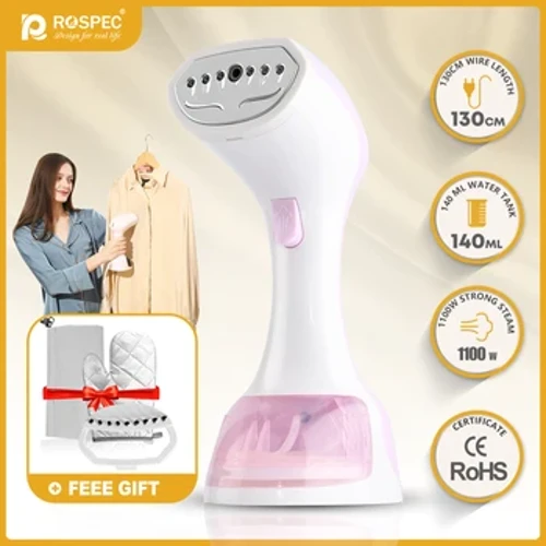 ROSPEC 1100W Haushalt Elektresch Handheld Stoff Dampmaschinn Portable Damp hängend Bügelmaschinn Bügelkleed Generator