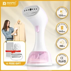 ROSPEC 1100W Öý hojalygynyň elektrik elli eşikli bugly göçme bugly asma ütük maşynlary ütüklemek geýim generatory