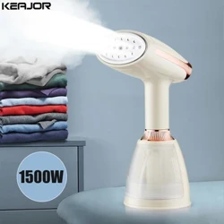 Garment Steamer Portable Dampmaschinn Fir Kleeder 1500W Mächteg Handheld Mini Vertikal Ironing Kleeder Maschinn Fir Heemreesen
