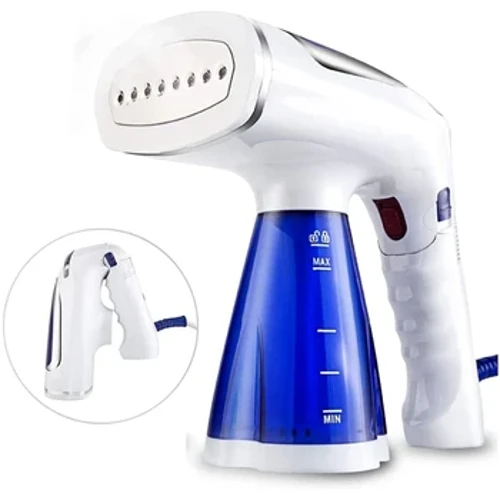 Handheld Garment at Fabric Steam Iron Foldable Quick Heat Clothes Hand Steamer 3 Bilis na Fabric Wrinkle Remover na may 3 Brushes
