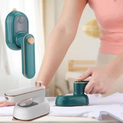 Kleng Dampmaschinn fir Kleeder Handheld Kleedungsdampfer fir Heemreesen 20er Schnellheizung Portable Stoffdampfer mat 50ml Waassertank