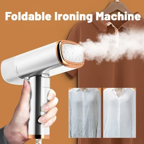 Portable Mini Steam Iron Para sa mga Damit Foldable Handheld Electric Ironer Wet Dry Garment Steamer Ironing Machine Travel Home