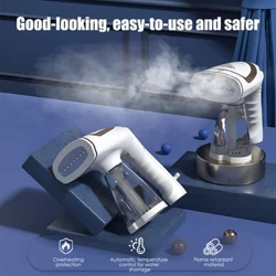 Kleeder Dampmaschinn Portable Handheld Eisen fir Heem Vertikal Kleedungsdampfer Dampmaschinn Bügel fir Hausgeräter
