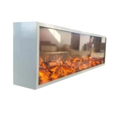 Bidalketa atez ateko 116,5x15x28,5cm-ko tximinia elektrikoaren dekorazioa