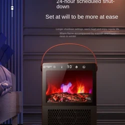 Máy sưởi lò sưởi Dương Tử 220V, máy sưởi điện gia dụng, phòng khách, phòng ngủ, máy sưởi nhanh và tiết kiệm điện