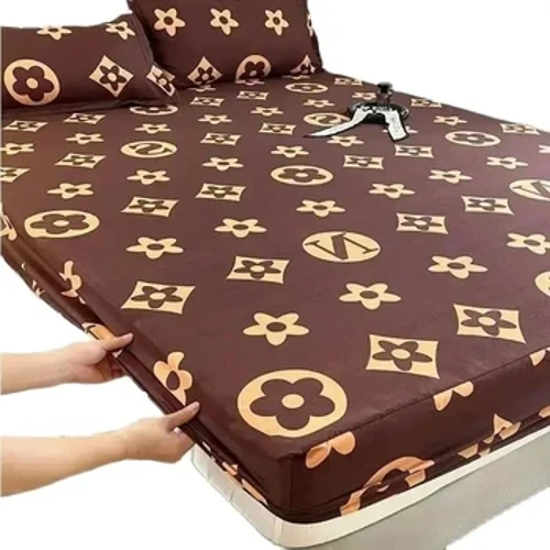 Cá Tính Trang Bị Tấm Thun Bảo Vệ Bedset Cao Cấp Cao Cấp Nệm Bộ Chăn Ga Gối Không Vỏ Gối Đơn Giản Đa Kích Thước