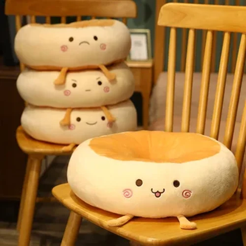 Bread Cushion Office Long-Sitting Floor Chair Cushion Student Cushion Stool Cushion Seat Cushion Memory Foam Thickened
