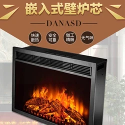 Điện Lò Sưởi Với 3D Lửa Giả Lò Sưởi Điện Lò Sưởi 220V 1400W Core Giả Trang Trí Lò Sưởi Mô Phỏng Ngọn Lửa