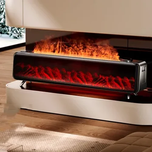 1100/2200W cheminée électrique brûlant feu flamme effet poêle chauffage autoportant ménage hiver chauffage Machine cheminées