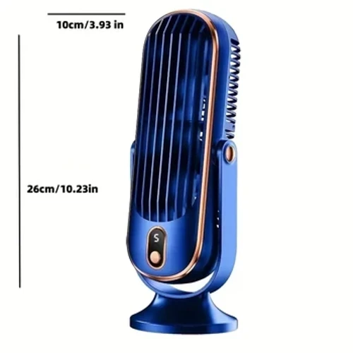 Großer Akku Doppelmotor Haushaltsluftkühler, 5-Gang-Luftkühlungsventilator 720 ° Surround-Luftgebläse, tragbarer USB-Ventilator