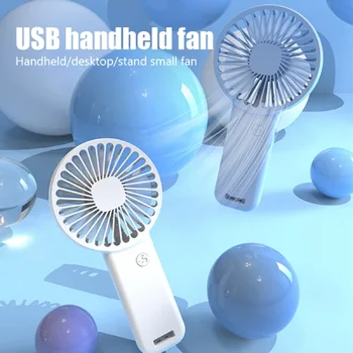 Mini USB eramangarria eskuko haizagailu elektrikoak kargagarriak poltsiko isila Hozte txikia Eskuko haizagailua Aire hozgailua mahaigaineko haizagailua Berria