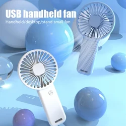 Mini tragbarer USB-Handventilator, elektrische Ventilatoren, wiederaufladbar, leise, kleine Tasche, Kühlung, Handventilator, Luftkühler, Tischventilator, neu