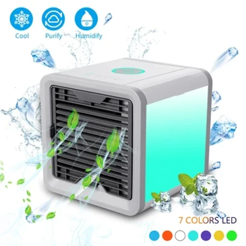 Usb Mini Cuisniú Aeroiriúntóir Deasc Teaghlaigh Aerfhuaraitheoir Beaga Inaistrithe Humidification Uisce-Fuaraithe Leictreach Fan
