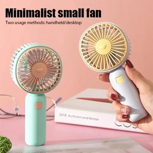 2024 Mini Portable Fans Håndholdt USB Genopladelig Ventilator Luftkøler Udendørs Rejse Håndventilator Ventilation Fan Dropship