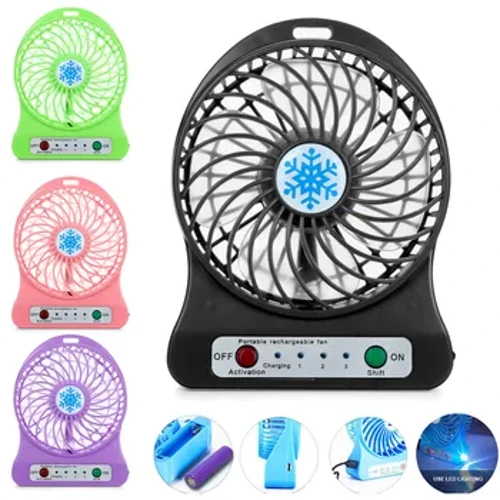 Mini Portable Fan Usb Rechargeable Fan Air Cooler Mini Desk Third Wind Usb Fan 18650 Battery (not Include) Cooling Fans