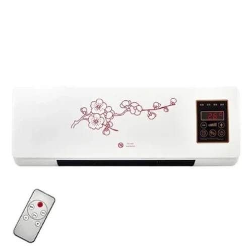 Küçük klima ısıtıcı fanı soğutma ve ısıtma dualuse ev yatak odası duvara monte ısıtıcı