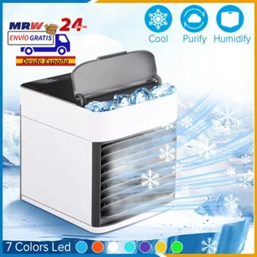 Pendingin Udara Portabel USB Gaya Anyar 3 in 1 Purifying Humidifier Cooler kanthi 3 Kacepetan sing Bisa Disesuaiake OFFIC