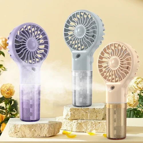 Bagong Handheld Mini Air Conditioner USB Rechargeable Portable Humidifier Mist Cooler Cooling Spray Humidifier Fan para sa Bahay/Opisina