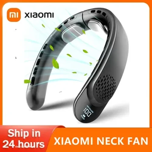 Xiaomi 2024 Vrat Ventilator Hlajenje Akumulatorski Ventilatorji Klimatskih Naprav Hladilnik Zraka 3600mAh Klimatska Naprava 3 Hitrosti Za Šport Poletje