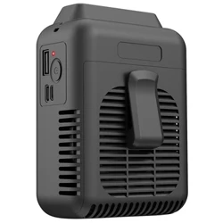 8000mA újratölthető derékkapocs ventilátoron, nyakventilátor, hordozható kültéri munkaventilátor, állítható levegőkimenet, alacsony zajszint, USB hűtőventilátor