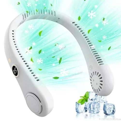 USB Ngisi daya Portabel Gantung Cilik Kipas Gulu Mahasiswa Bladeless Mini Olahraga Fan Summer Outdoor Olahraga Halter Cooling Fan