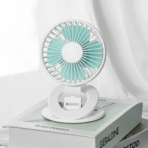 Tragbarer Mini-Standventilator, USB-Aufladung, praktisch, kreativ, kleine Ventilatoren, leiser elektrischer Desktop-Ventilator, Büro, Schule, Zuhause