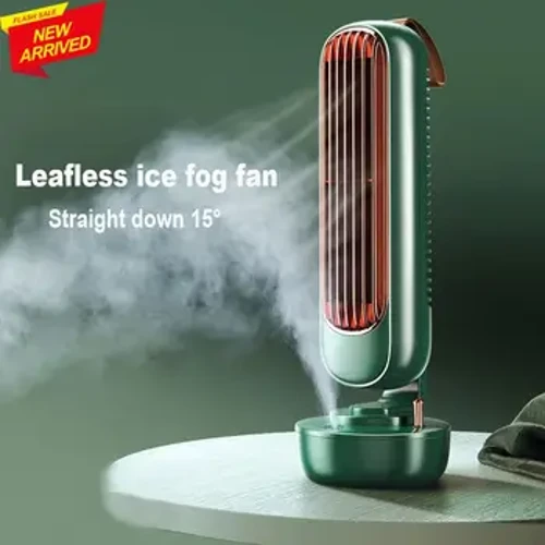 Aeroiriúntóir Túr Seasta Nua Túir In-athluchtaithe USB Tábla Fan Tábla Cineál-C Fuaraitheoir Aeir Deisce Inaistrithe le haghaidh Campála Staidéir Baile