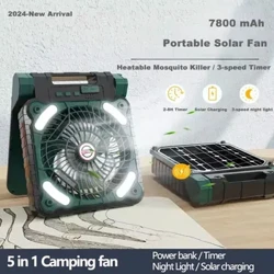7500 mAh USB telkimistelgi ventilaator päikesepaneeliga lauaalusega jahutusventilaatorid Laetav toitepank vertikaalne lauaarvuti ventilaator välilamp