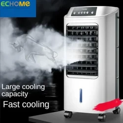 ECHOME klíma ventilátor mobil klíma párásítás hűtés álló lapát nélküli ventilátor háztartási klíma