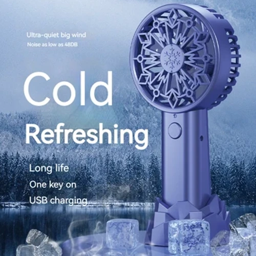 Handheld Mini Fan with Desktop Stand, Portable Desktop Fan, USB Charging