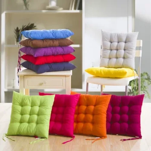 Coussin de siège d'étudiant brossé, coussin de chaise de salle à manger confortable, coussin de siège de décrochage au sol, suspendu au bureau, bleu, cadeau approprié